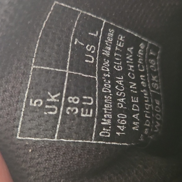 Dr. Martens 1460 Pascal Glitter Boots - Picture 5 of 5